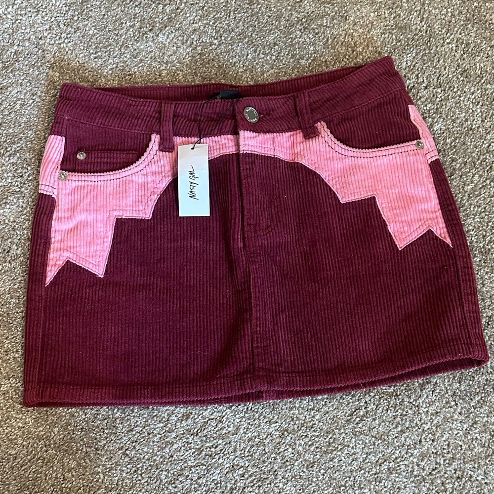 Nasty Gal corduroy skirt